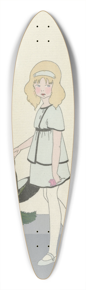Ray - Robe de fillette 39.3 inch art pintail longboard deck