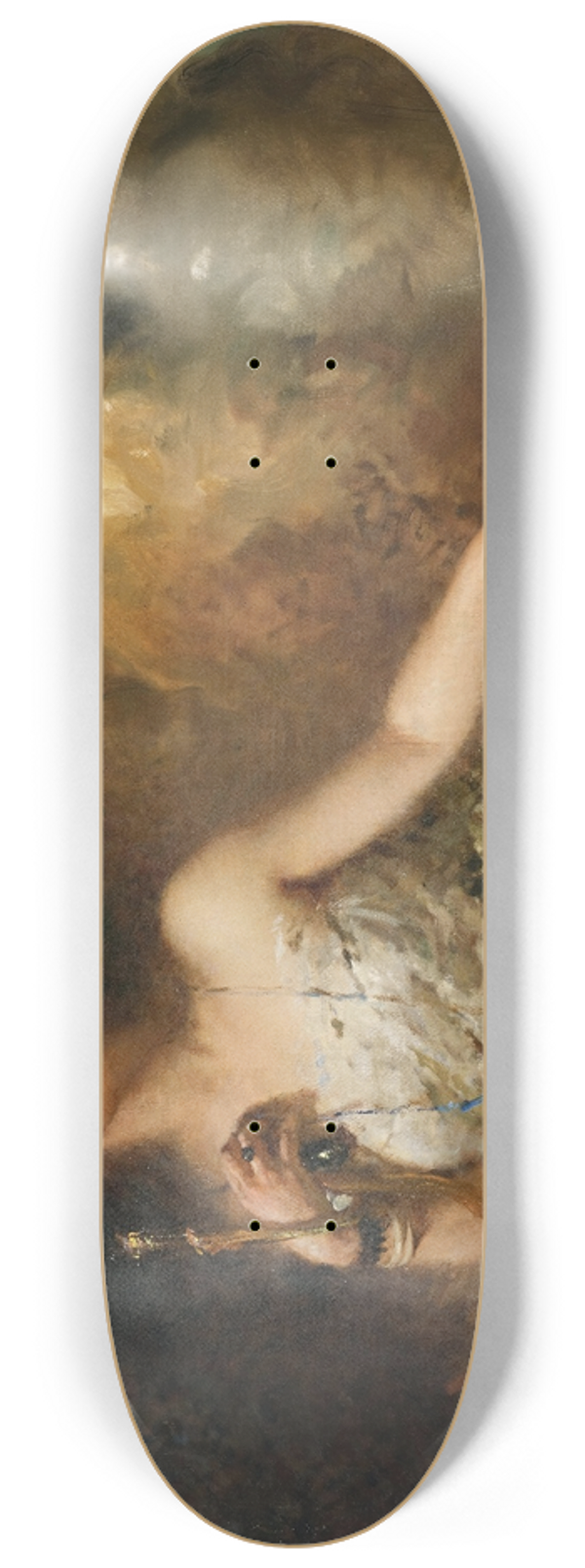 Giuseppe Palanti - Portrait of a Seated Lady (Ritratto di donna seduta) 8.25 inch art skate deck
