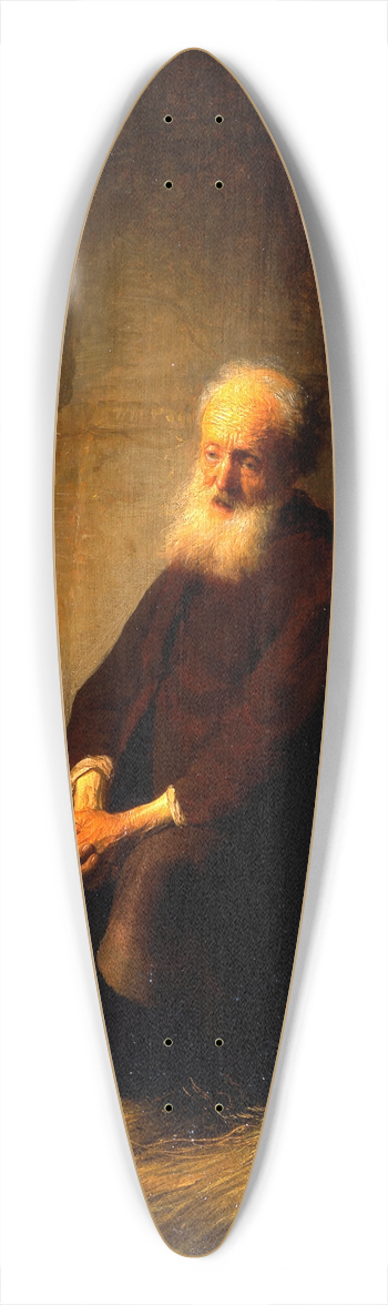 Rembrandt van Rijn - St. Peter in Prison 39.3 inch art pintail longboard deck