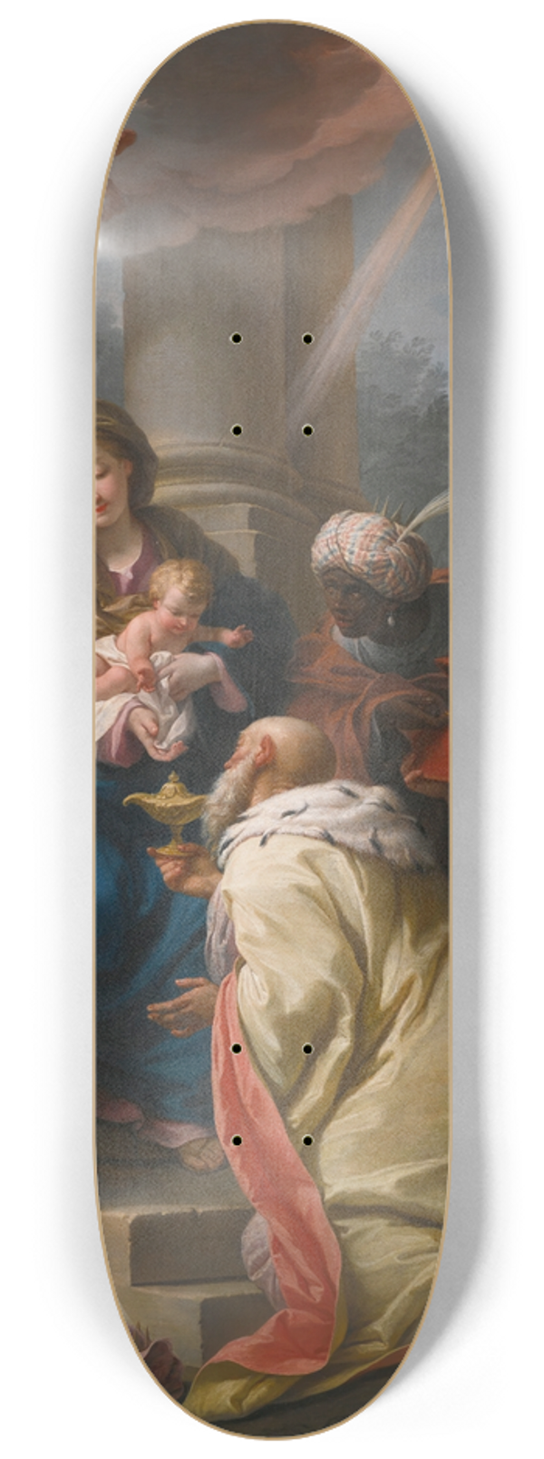 Giuseppe Peroni - The Adoration Of The Magi 8.25 inch art skate deck