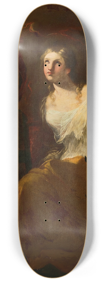 Giuseppe Simonelli - The Martyrdom Of Saintcatherine Of Alexandria 8.25 inch art skate deck