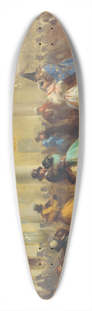Ricardo Balaca - The Baile de Capellanes 39.3 inch art pintail longboard deck