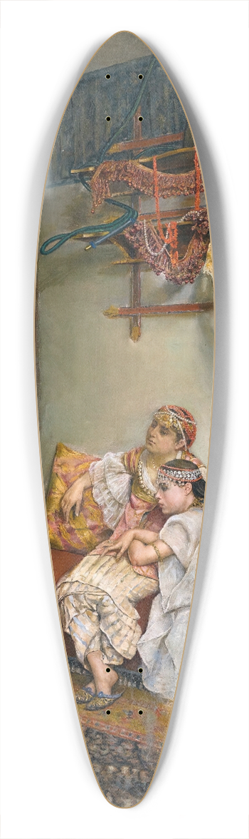 Ricardo Villegas Cordero - The Storyteller 39.3 inch art pintail longboard deck