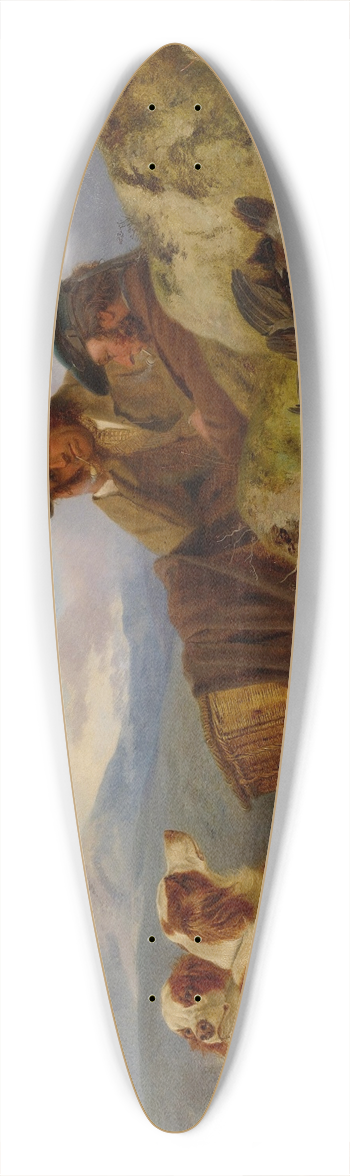 Richard Ansdell - The Days Bag 39.3 inch art pintail longboard deck