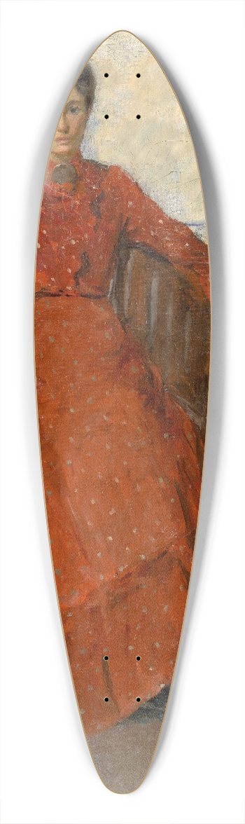 Richard Baseleer - Madame Richard Baseleer 39.3 inch art pintail longboard deck