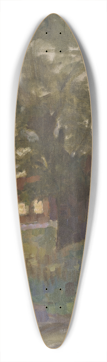 Richard Bergh - The Vergers House at Tyres 39.3 inch art pintail longboard deck