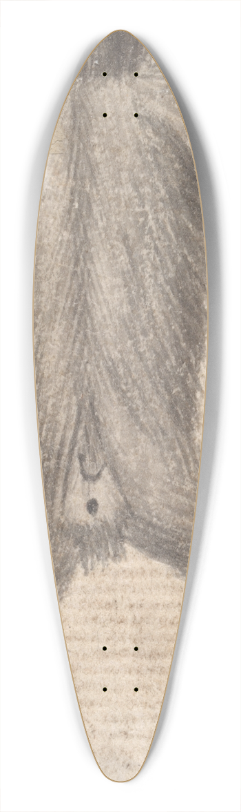 Richard Brookes - Monkey 39.3 inch art pintail longboard deck