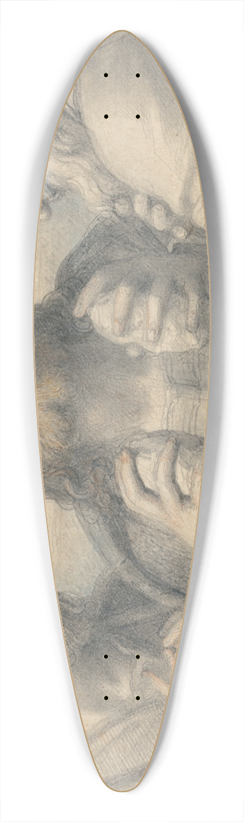 Richard Cosway - Supper at Emmaus 39.3 inch art pintail longboard deck