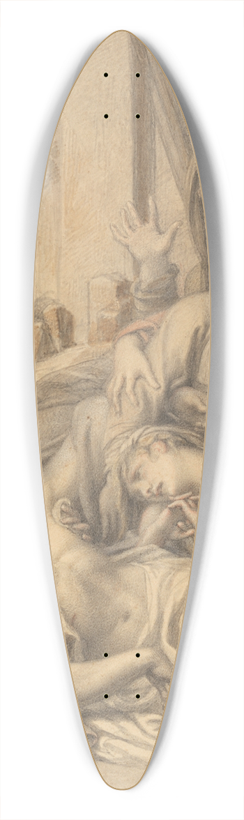 Richard Cosway - The Deposition 39.3 inch art pintail longboard deck