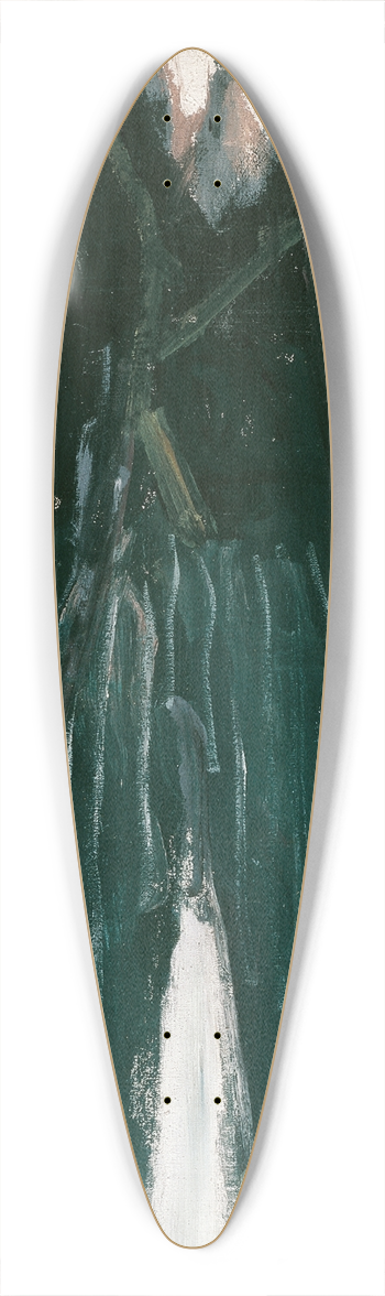 Richard Gerstl - Professor Ernst Diez 39.3 inch art pintail longboard deck
