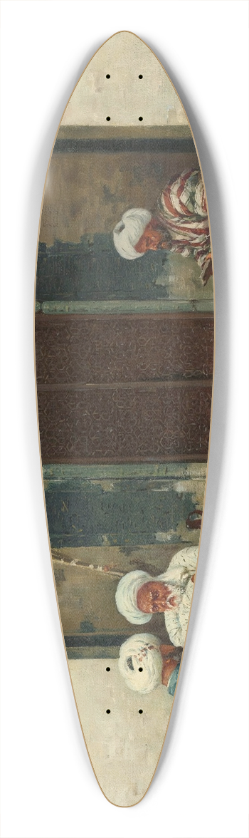 Richard Karlovich Zommer - Before The Mosque 39.3 inch art pintail longboard deck
