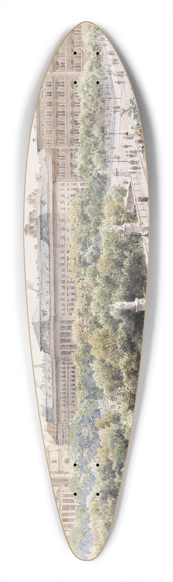 Richard Moser - Wien Elisabethbrcke 39.3 inch art pintail longboard deck