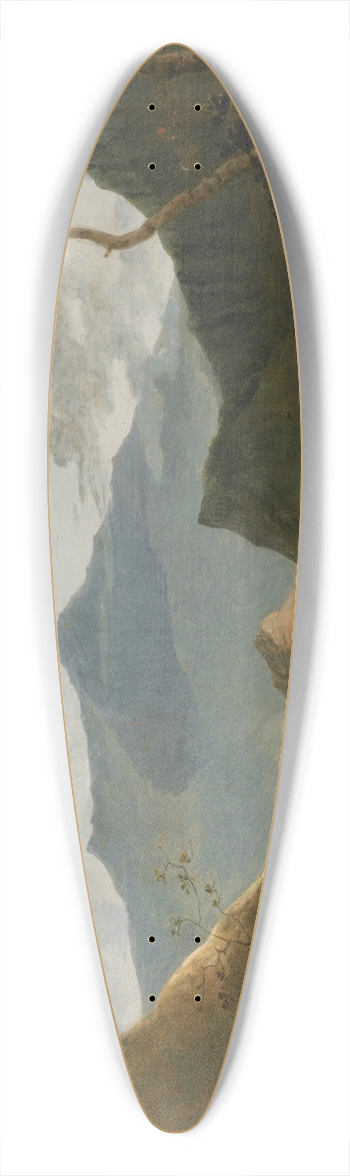 Richard Wilson - Snowdon from Llyn Nantlle 39.3 inch art pintail longboard deck