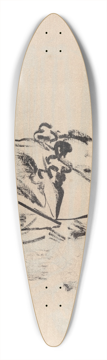 Rik Wouters - Figure 39.3 inch art pintail longboard deck