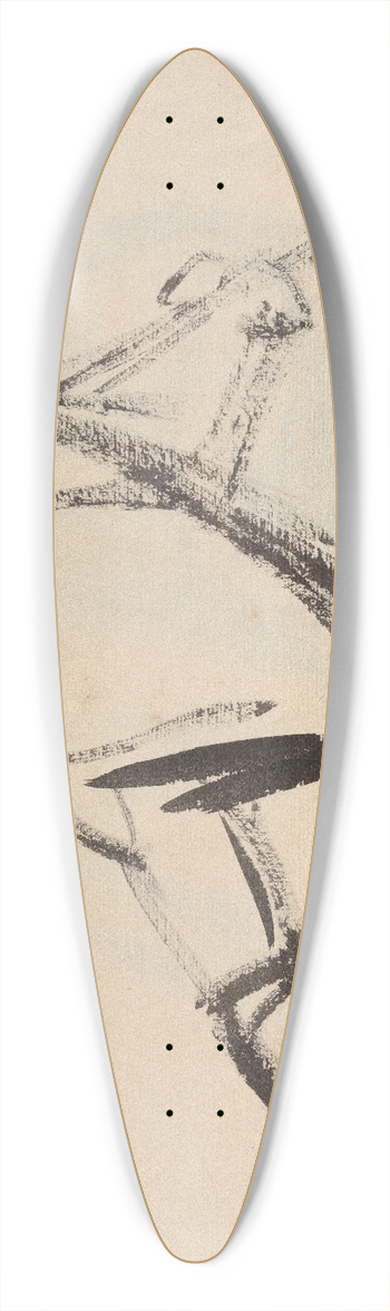 Rik Wouters - Skipper 39.3 inch art pintail longboard deck