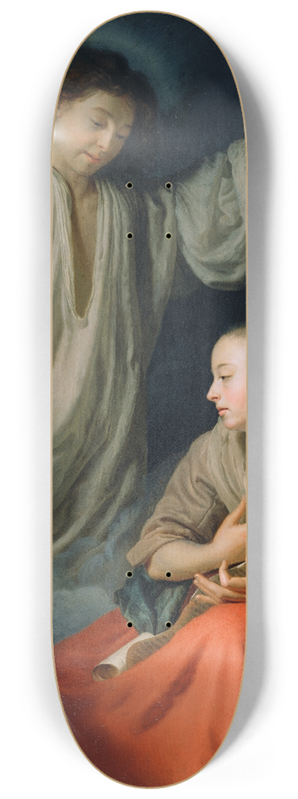 Godfried Schalcken - The Annunciation 8.25 inch art skate deck