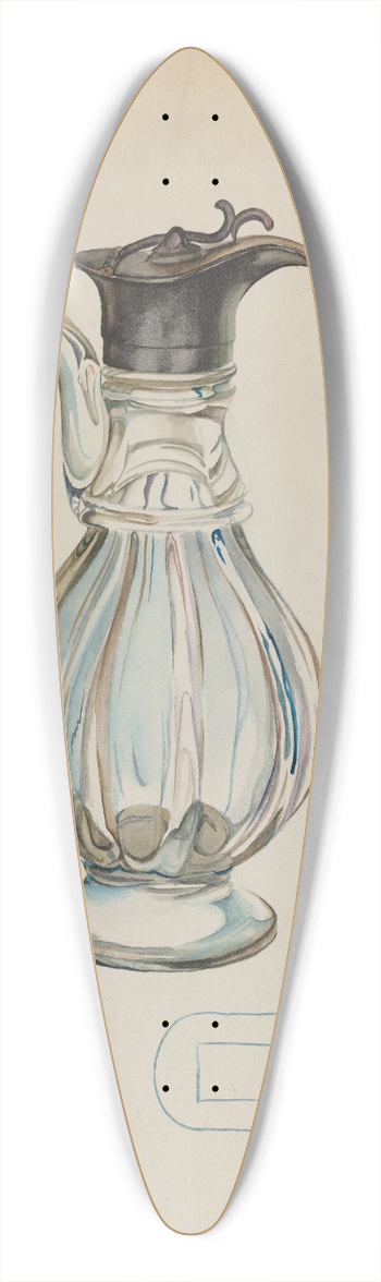 Roberta Elvis - Jug 39.3 inch art pintail longboard deck