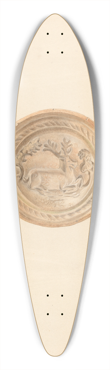 Roberta Spicer - Butter Mold 39.3 inch art pintail longboard deck