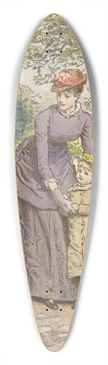 Robert Barnes - The Beehive 39.3 inch art pintail longboard deck