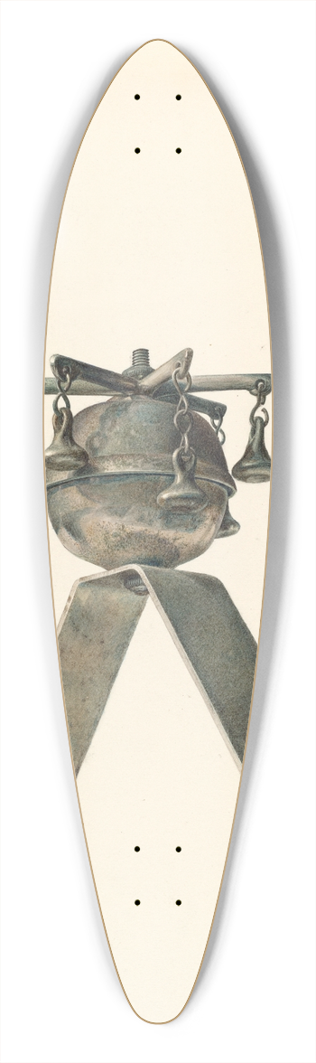 Robert Clark - Sleigh Bells 39.3 inch art pintail longboard deck