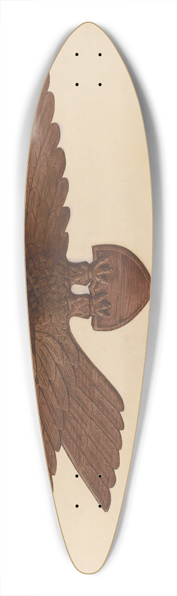 Robert Galvin - Eagle 39.3 inch art pintail longboard deck