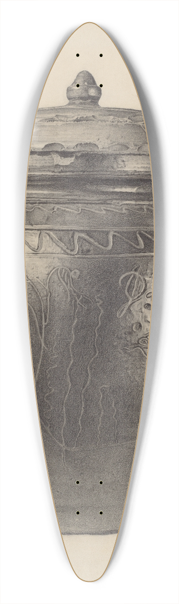 Robert Gilson - Sugar Jar 39.3 inch art pintail longboard deck