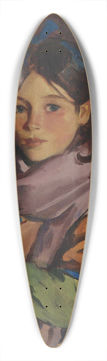 Robert Henri - Mary Agnes 39.3 inch art pintail longboard deck