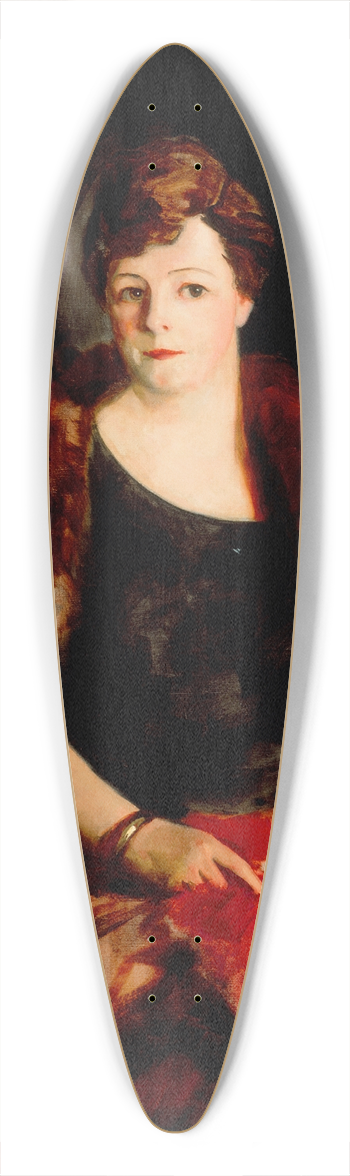 Robert Henri - Portrait of Mrs. William Preston Harrison 39.3 inch art pintail longboard deck