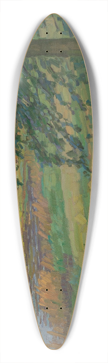 Robert Hoffmann - Bume am Wasser 39.3 inch art pintail longboard deck