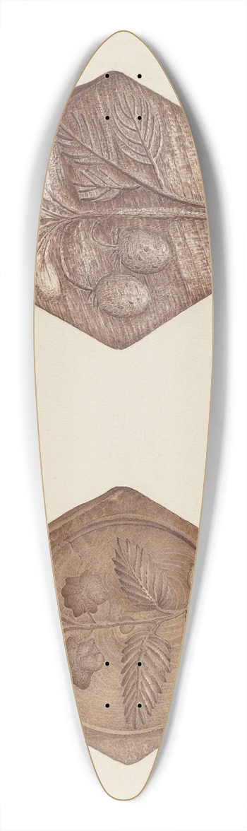 Robert Pohle - Butter Mold 39.3 inch art pintail longboard deck