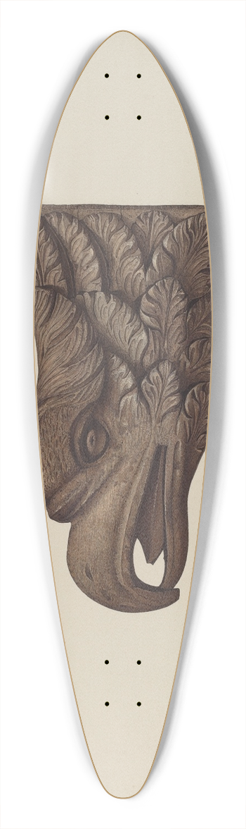 Robert Pohle - Eagle  Billethead 39.3 inch art pintail longboard deck