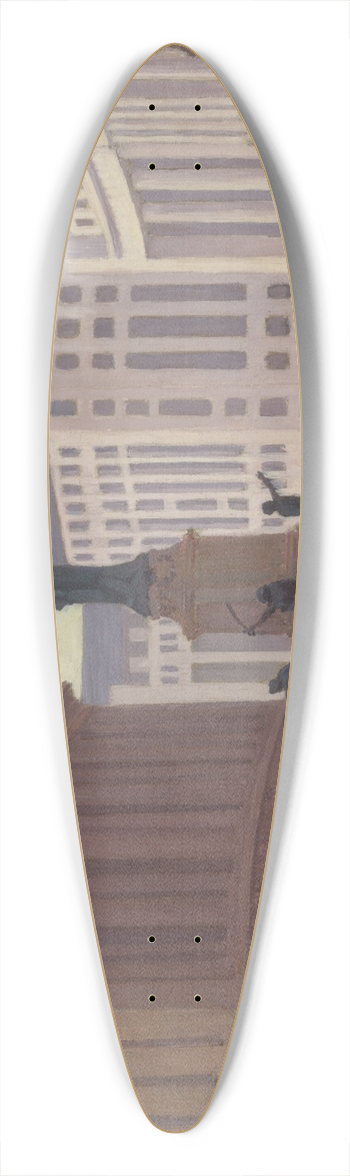 Robert Polhill Bevan - Aldwych 39.3 inch art pintail longboard deck