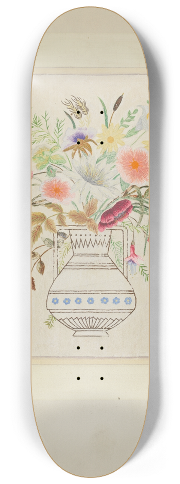 Gordena Jackson - Embroidered Picture 8.25 inch art skate deck