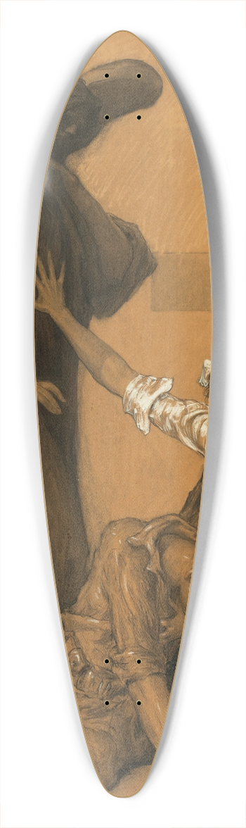 Robert Reid - Will You Help 39.3 inch art pintail longboard deck