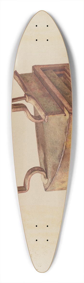 Robert Rigsby - Hand Iron 39.3 inch art pintail longboard deck