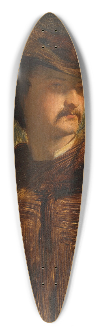 Robert Scott Lauder - Study of a huntsman 39.3 inch art pintail longboard deck