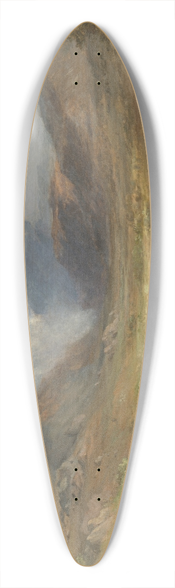 Robert S. Duncanson - Loch Long 39.3 inch art pintail longboard deck