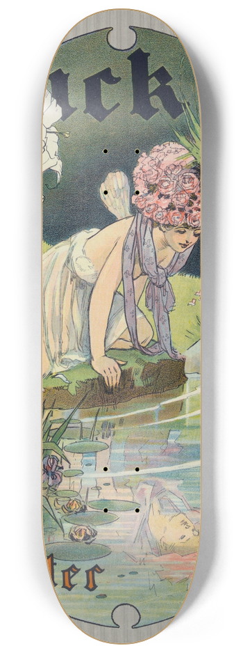Gordon Grant - Puck Easter 1909  Psyche 8.25 inch art skate deck