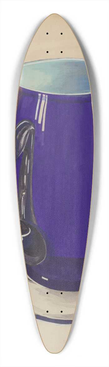 Robert Stewart - Cobalt Pitcher 39.3 inch art pintail longboard deck