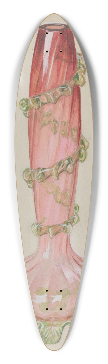Robert Stewart - Ruby Vase 39.3 inch art pintail longboard deck