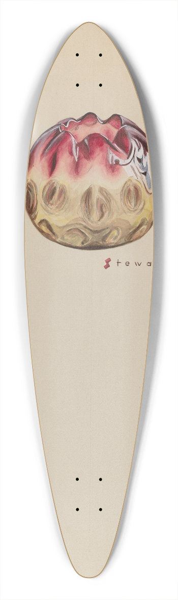 Robert Stewart - Vase 39.3 inch art pintail longboard deck
