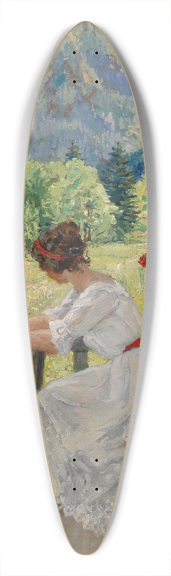 Robert Voelcker - Schne Aussicht 39.3 inch art pintail longboard deck