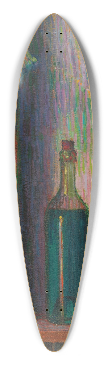 Roderic O'Conor - Flowers, bottle and two jugs 39.3 inch art pintail longboard deck