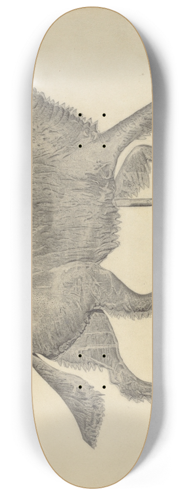 Gordon Sanborn - Dog Weather Vane 8.25 inch art skate deck