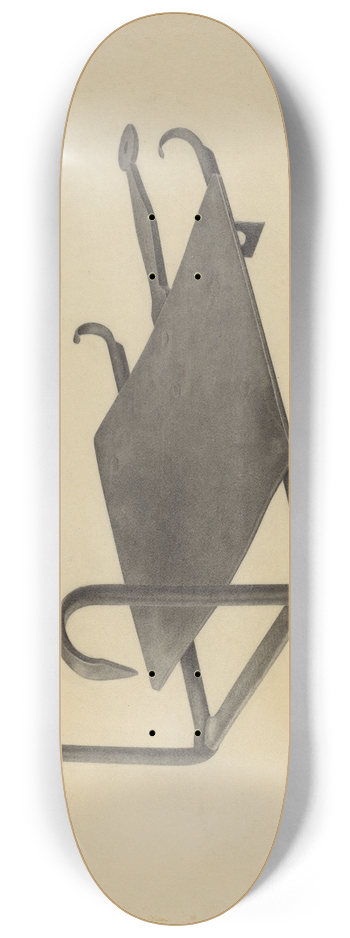 Gordon Sanborn - Fender Plate Warmer 8.25 inch art skate deck