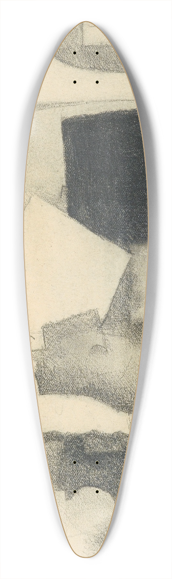 Roger de La Fresnaye - Sans Titre 39.3 inch art pintail longboard deck