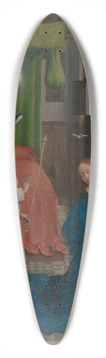 Rogier van der Weyden - The Annunciation 39.3 inch art pintail longboard deck