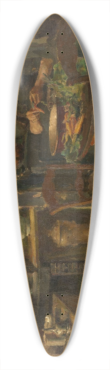Romain Looymans - Kitchen 39.3 inch art pintail longboard deck