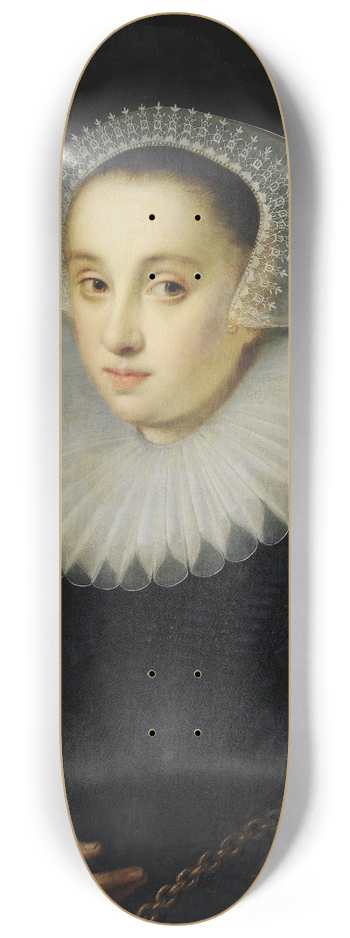 Gortzius Geldorp - Hortensia del Prado (d 1627) 8.25 inch art skate deck