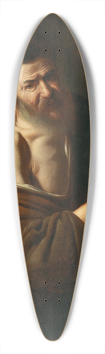 Roman School - Saint Bartholomew 39.3 inch art pintail longboard deck